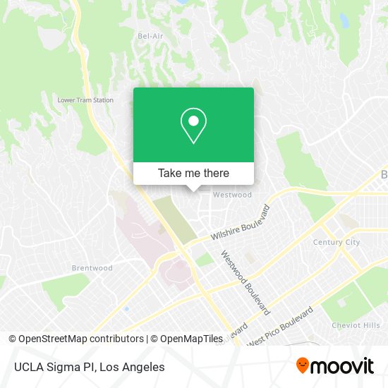 Mapa de UCLA Sigma PI