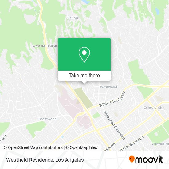 Westfield Residence map