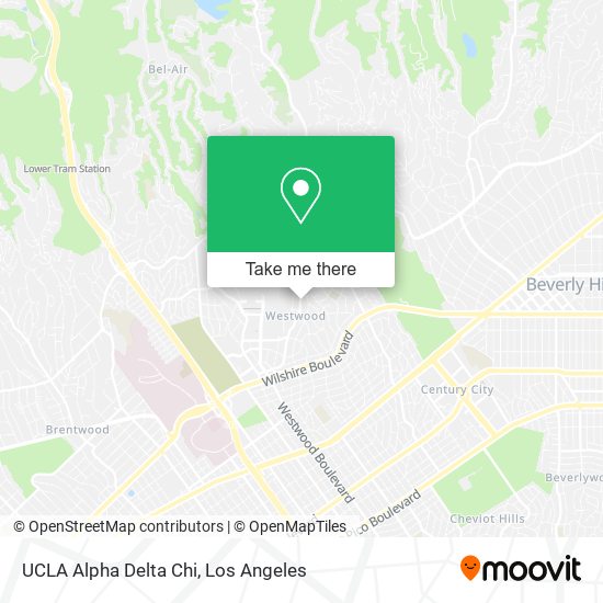 Mapa de UCLA Alpha Delta Chi