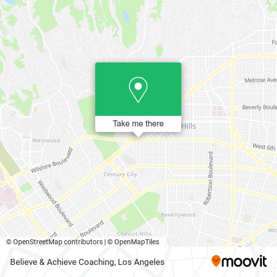Believe & Achieve Coaching map