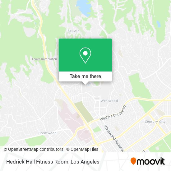 Mapa de Hedrick Hall Fitness Room