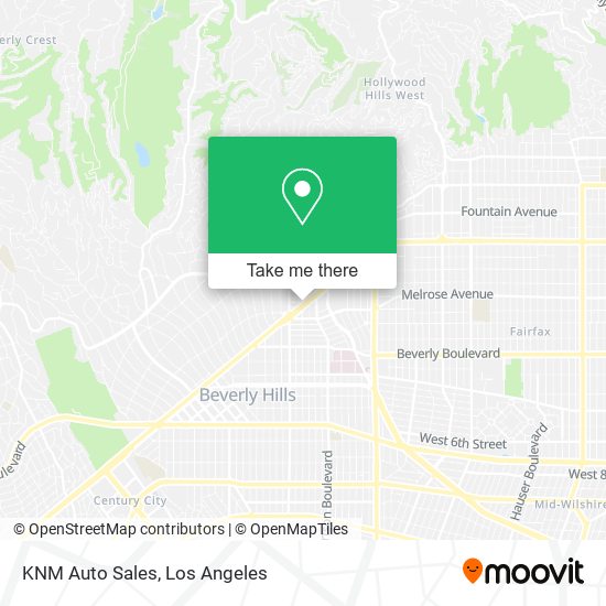 KNM Auto Sales map