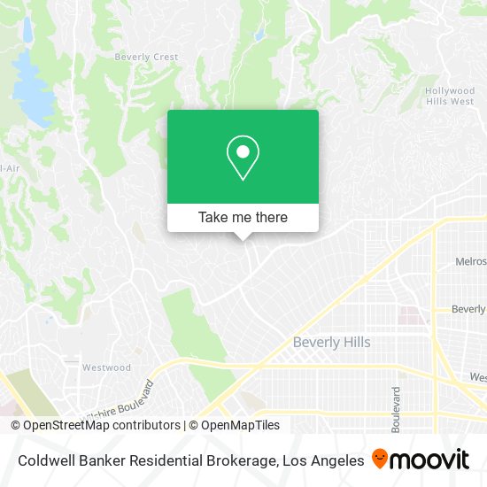 Coldwell Banker Residential Brokerage map