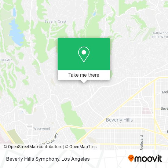Mapa de Beverly Hills Symphony