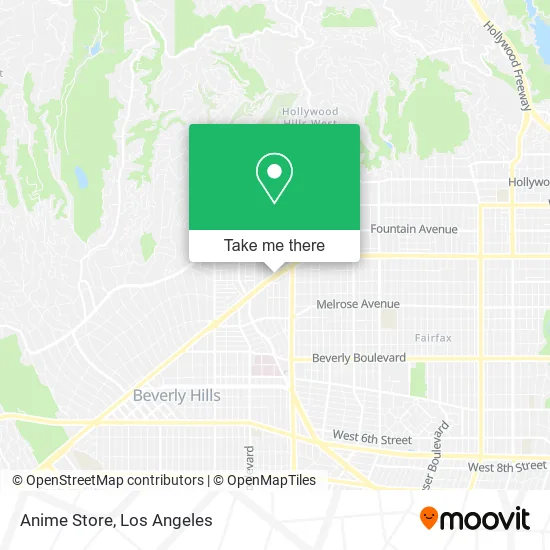 Mapa de Anime Store