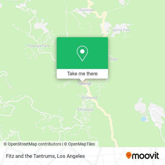 Fitz and the Tantrums map