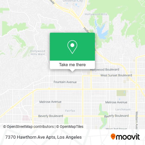 7370 Hawthorn Ave Apts map