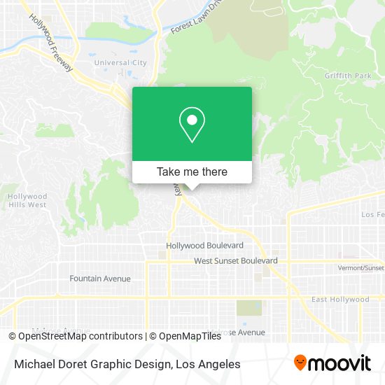 Michael Doret Graphic Design map