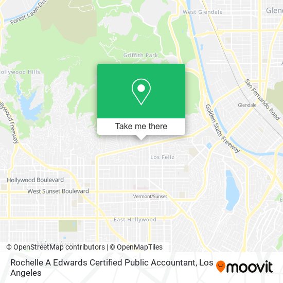 Rochelle A Edwards Certified Public Accountant map