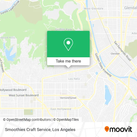 Mapa de Smoothies Craft Service