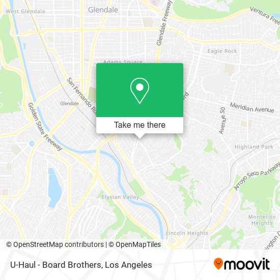 U-Haul - Board Brothers map