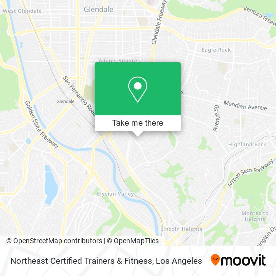 Northeast Certified Trainers & Fitness map