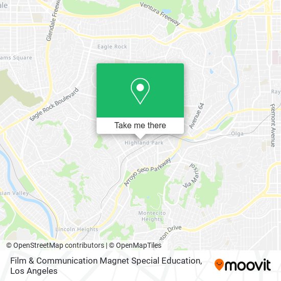 Mapa de Film & Communication Magnet Special Education