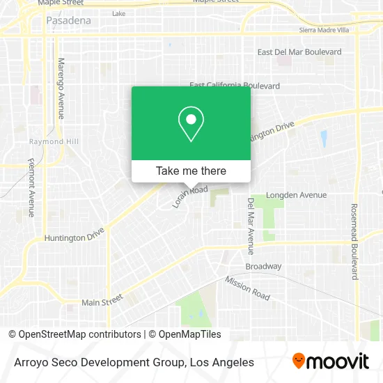 Arroyo Seco Development Group map
