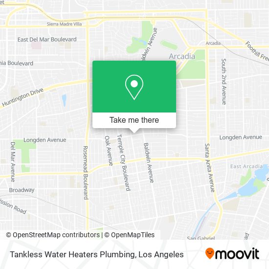 Mapa de Tankless Water Heaters Plumbing