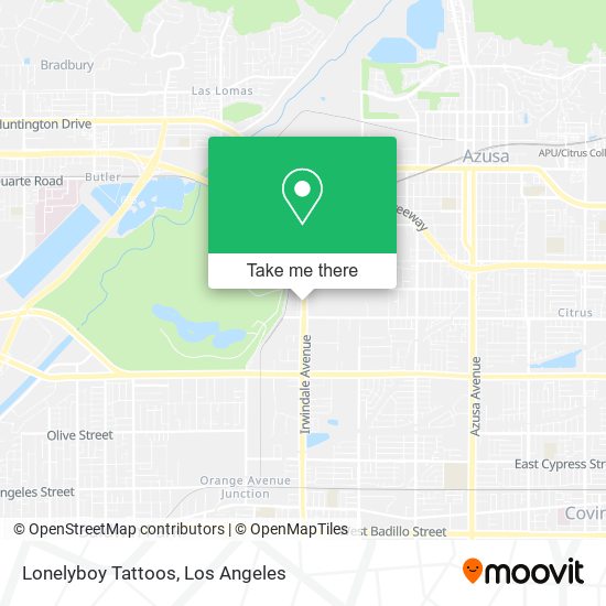 Lonelyboy Tattoos map