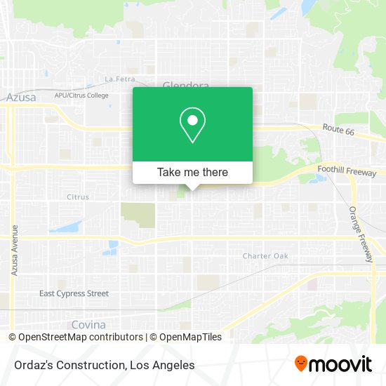 Mapa de Ordaz's Construction