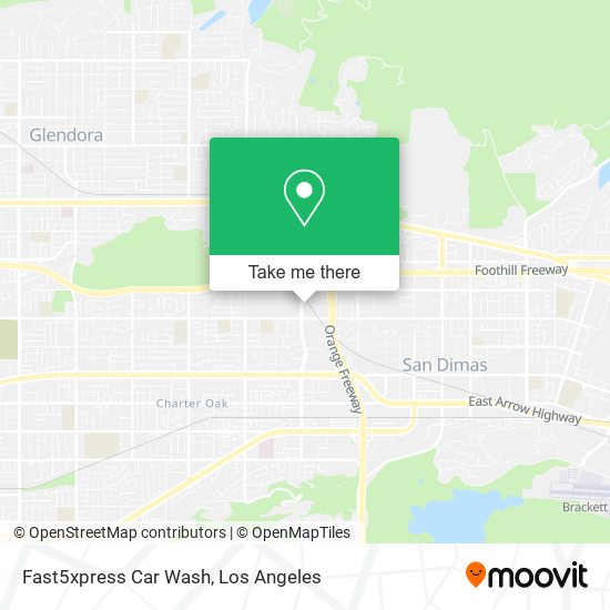 Fast5xpress Car Wash map