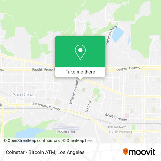 Mapa de Coinstar - Bitcoin ATM