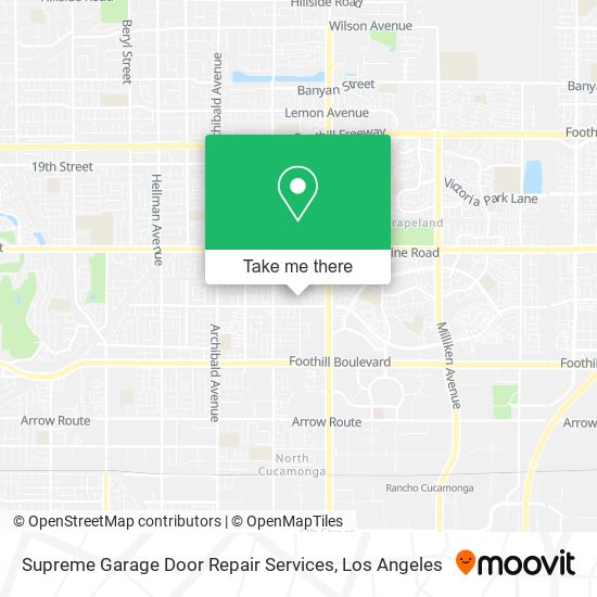 Mapa de Supreme Garage Door Repair Services