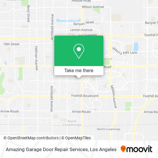 Amazing Garage Door Repair Services map