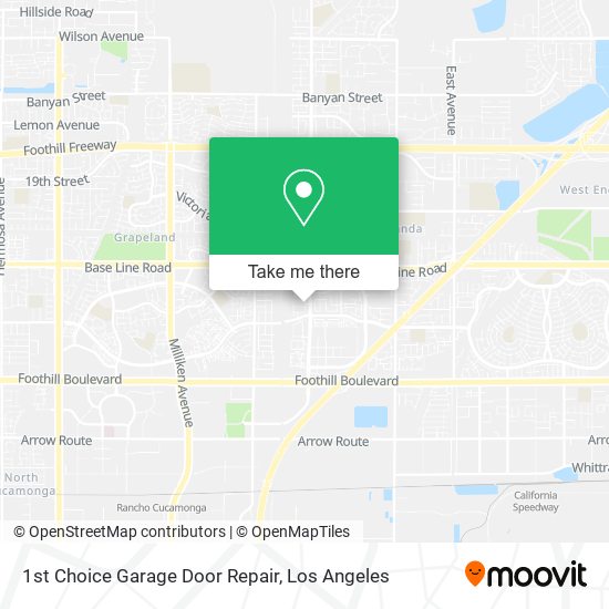 1st Choice Garage Door Repair map