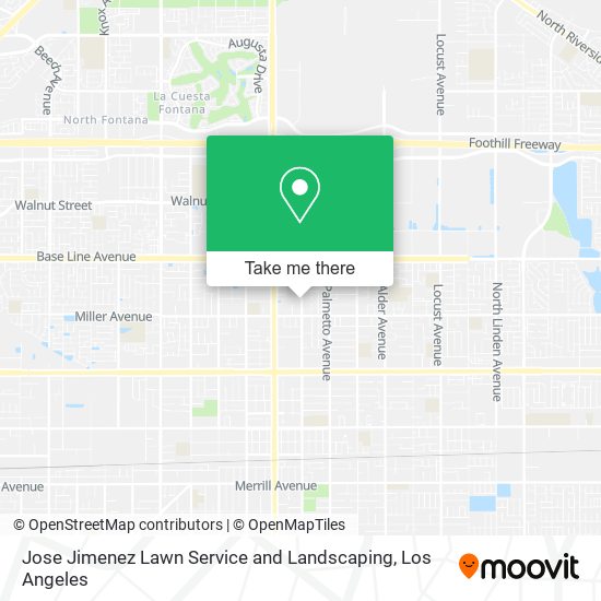 Jose Jimenez Lawn Service and Landscaping map