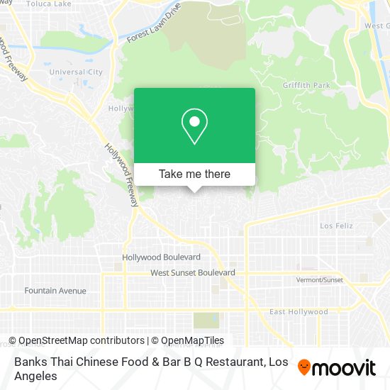 Mapa de Banks Thai Chinese Food & Bar B Q Restaurant