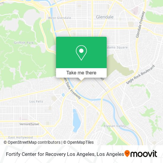 Fortify Center for Recovery Los Angeles map