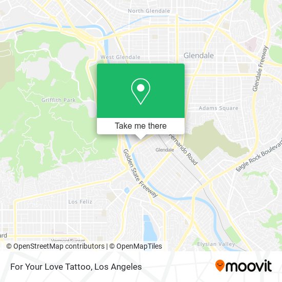 For Your Love Tattoo map