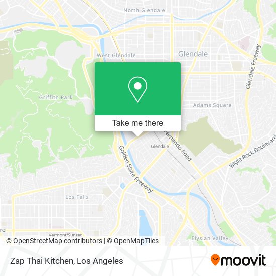 Mapa de Zap Thai Kitchen