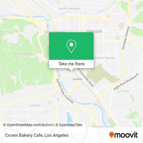 Mapa de Crown Bakery Cafe