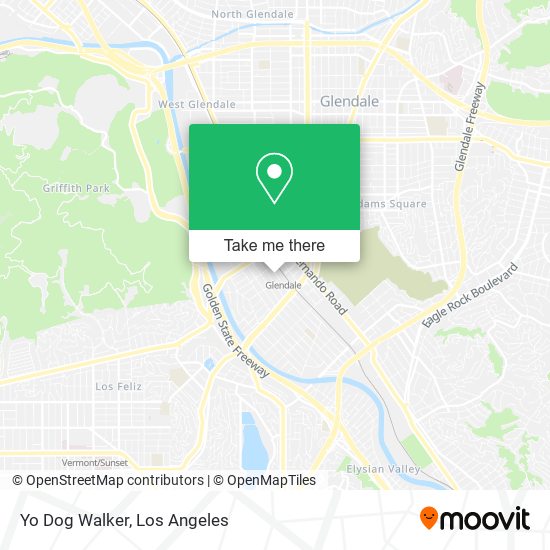 Yo Dog Walker map