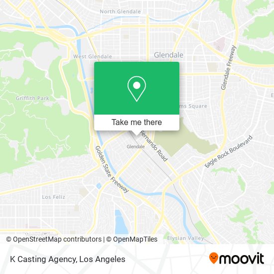 K Casting Agency map