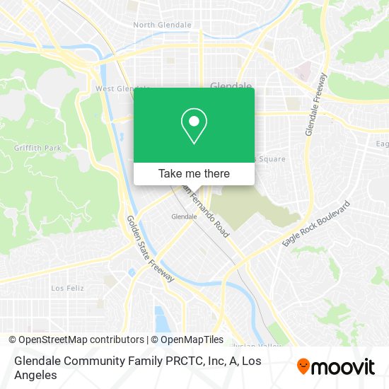 Mapa de Glendale Community Family PRCTC, Inc, A