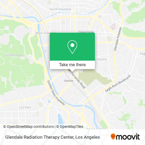 Glendale Radiation Therapy Center map