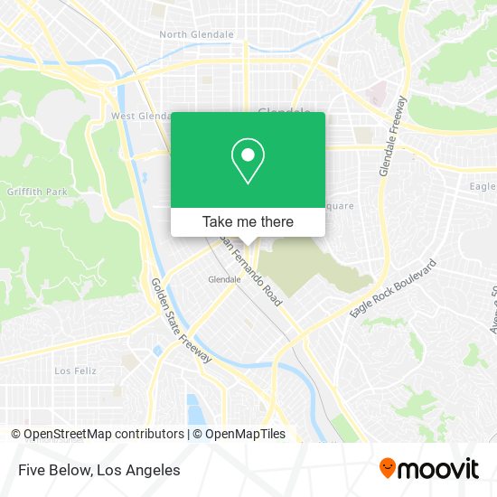 Mapa de Five Below