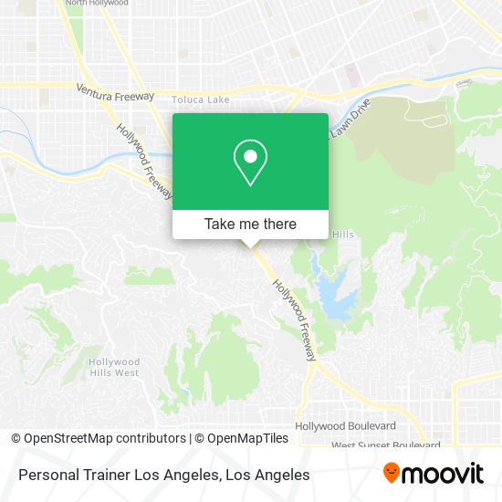 Personal Trainer Los Angeles map