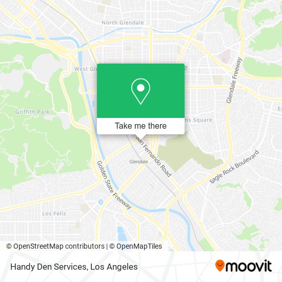Handy Den Services map