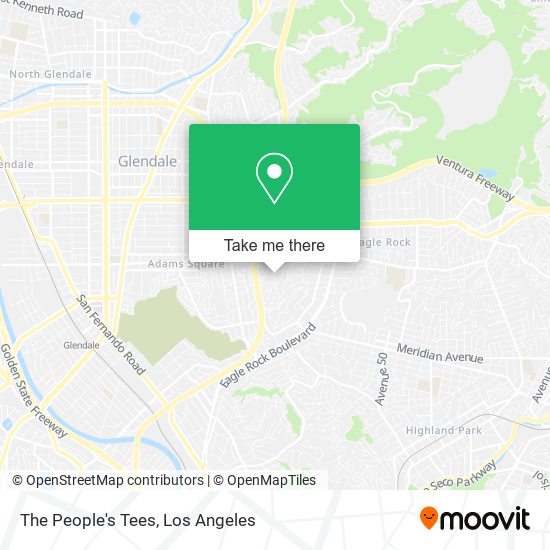 The People's Tees map