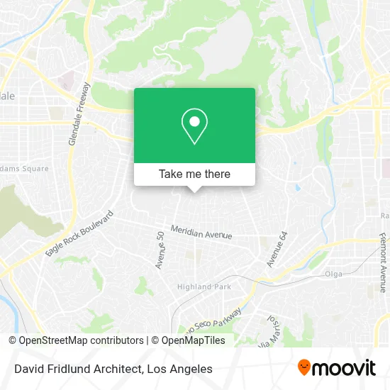 David Fridlund Architect map