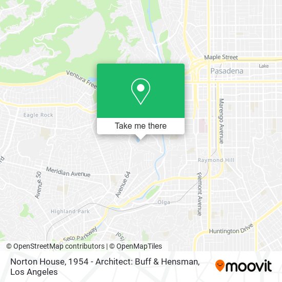 Norton House, 1954 - Architect: Buff & Hensman map