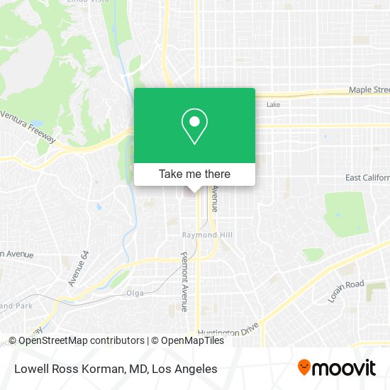 Mapa de Lowell Ross Korman, MD