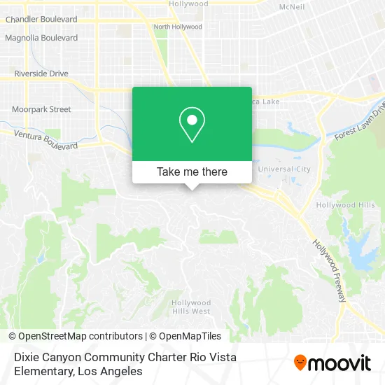 Mapa de Dixie Canyon Community Charter Rio Vista Elementary