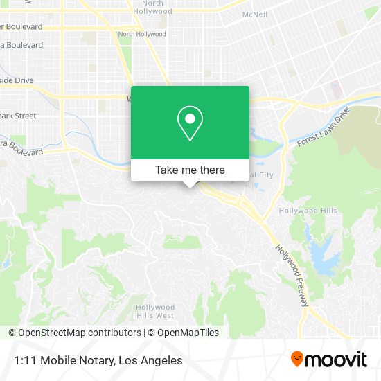 1:11 Mobile Notary map