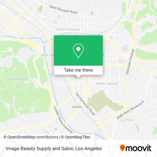 Image Beauty Supply and Salon map