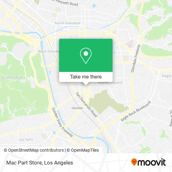 Mac Part Store map