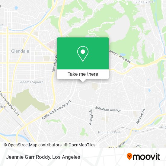 Mapa de Jeannie Garr Roddy