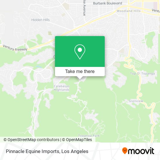 Pinnacle Equine Imports map