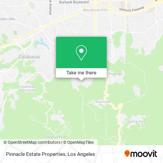 Pinnacle Estate Properties map